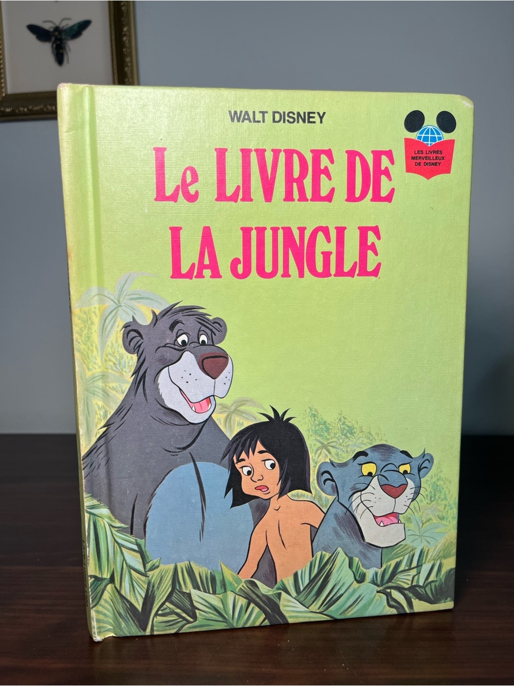 Walt Disney 1977’s book “Le livre de la Jungle” French edition hardcover.